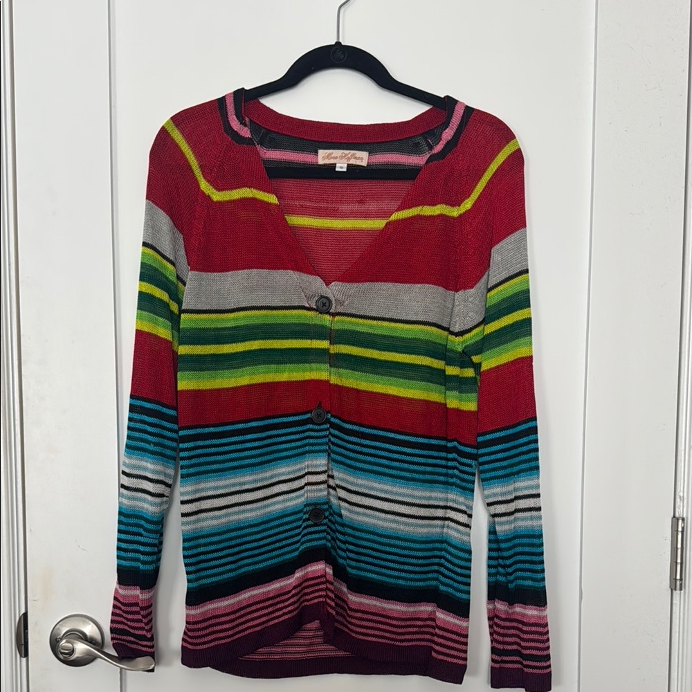 Mara Hoffman Colorful Striped Women's Sweater